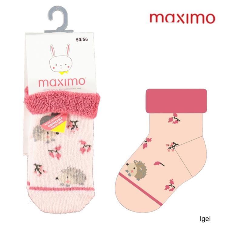 Maximo Baby Socke Vollfrottée Igel