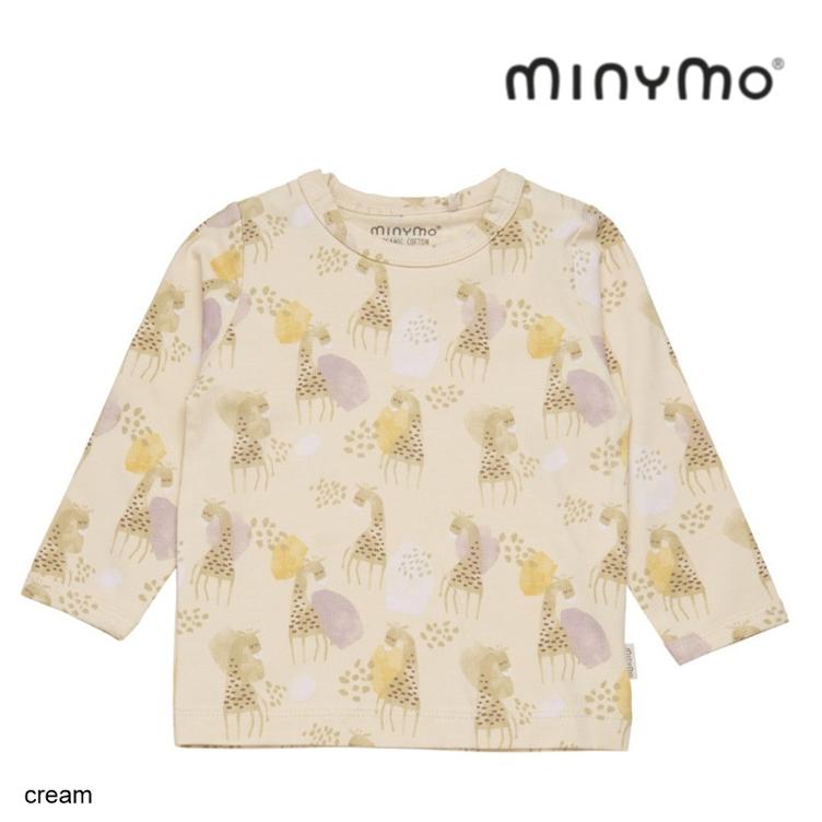 Minymo LA-Shirt `Giraffen` GOTS