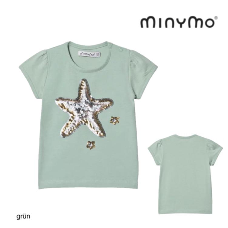 Minymo T-Shirt Pailletten Sterne