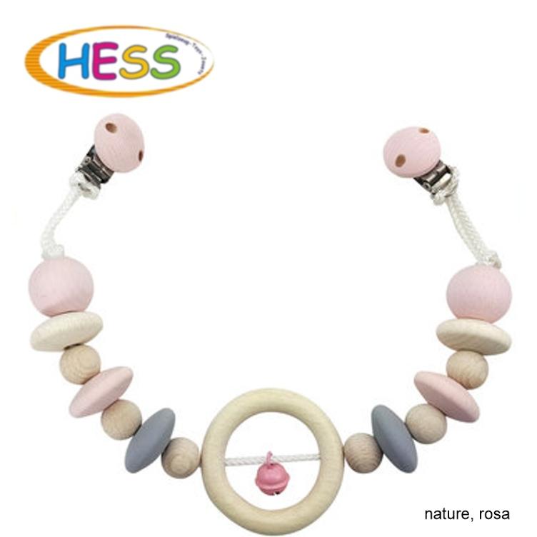 Hess Wagenkette nature rosa