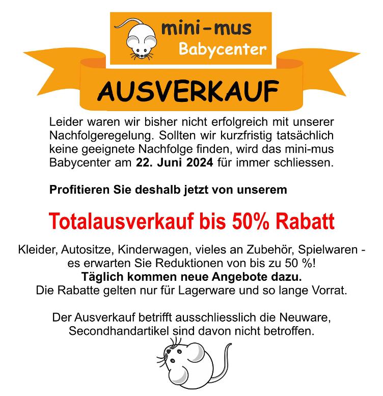 TOTAL AUSVERKAUF!
