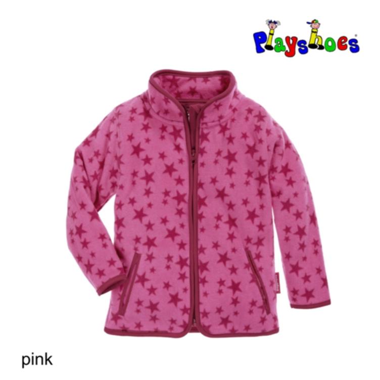 Playshoes Fleece-Jacke Sterne, ohne Kapuze - 1