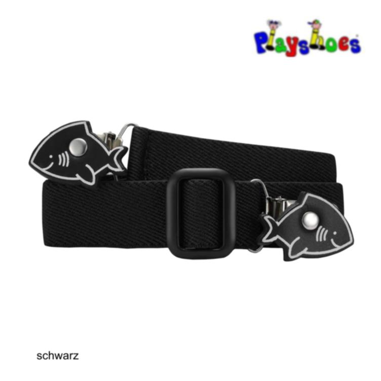 Playshoes Elastik-Gürtel mit Clip, Hai - 1