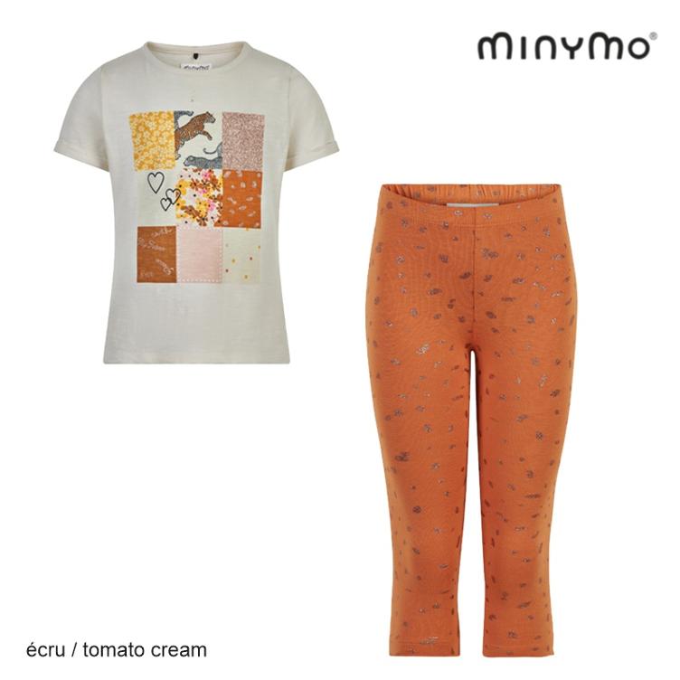 Minymo T-Shirt & Capri-Leggings