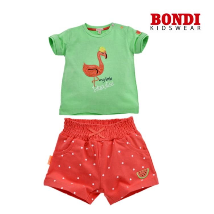 Bondi KA Shirt + Shorts `Flamingo`