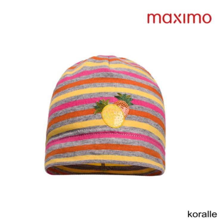 Maximo Kids Beanie, Streifen multicolor