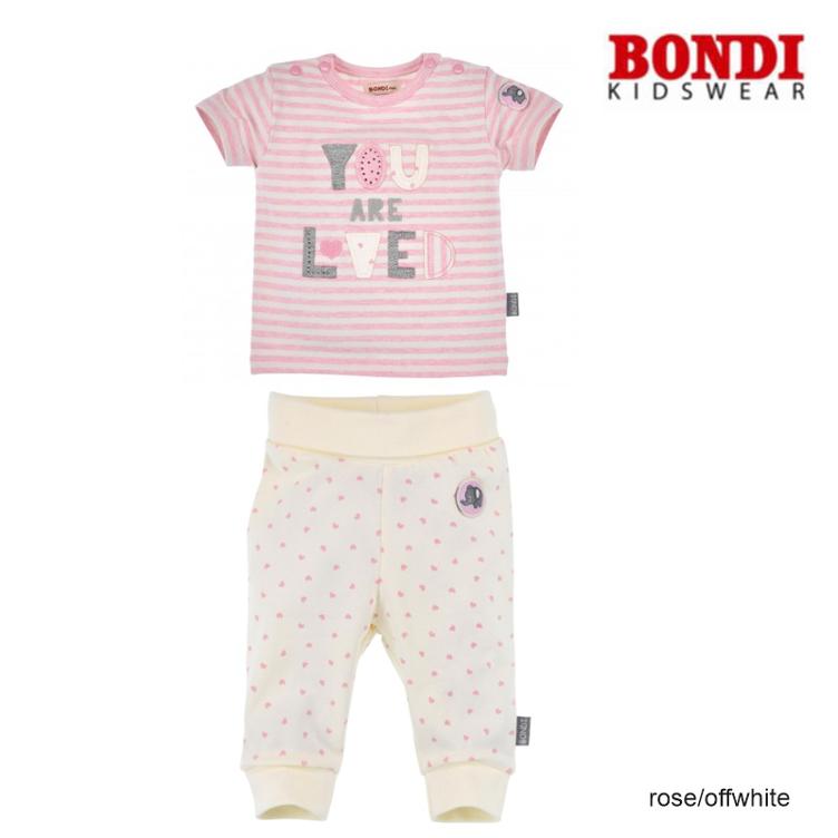 Bondi T-Shirt + Legging `You are loved` BIO