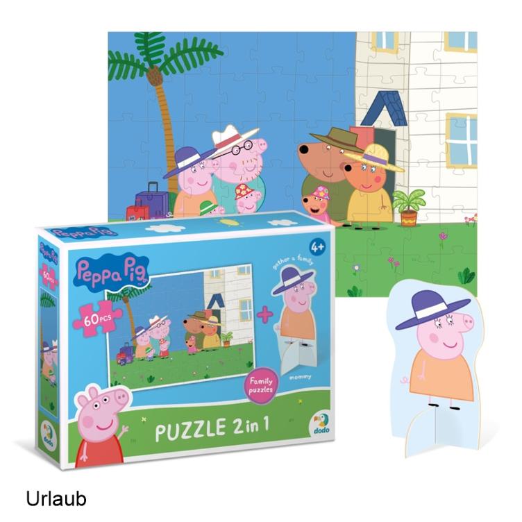 Dodo Puzzle Peppa Pig mit Spielfigur - 0