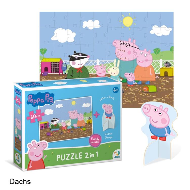 Dodo Puzzle Peppa Pig mit Spielfigur - 2