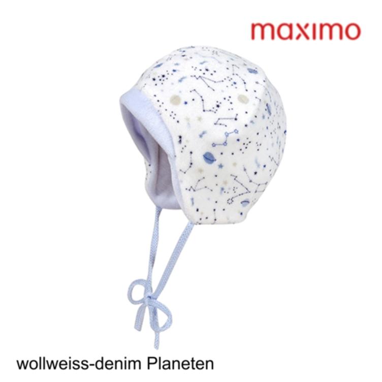 Maximo Baby-Mütze, bedruckter Samt - 0